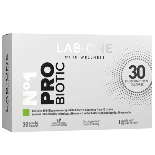 LAB ONE - N°1 Probiotic - 30 kapsułek